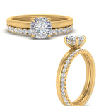 Load image into Gallery viewer, 0.50 To 5 Carat Eternity Wedding Band Hidden Halo  Lab Diamond Ring With 14K Gold
