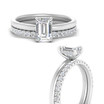 Load image into Gallery viewer, IGI certified 0.50 To 5 Carat Lab Diamond Hidden Halo Ring With Half Eternity Band 14K Gold

