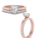 Load image into Gallery viewer, 0.50 To 5 Carat Eternity Wedding Band Hidden Halo  Lab Diamond Ring With 14K Gold
