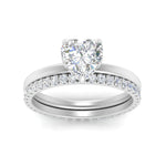 Load image into Gallery viewer, 0.50 To 5 Carat Eternity Wedding Band Hidden Halo  Lab Diamond Ring With 14K Gold
