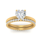 Load image into Gallery viewer, 0.50 To 5 Carat Eternity Wedding Band Hidden Halo  Lab Diamond Ring With 14K Gold
