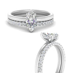 Load image into Gallery viewer, IGI certified 0.50 To 5 Carat Lab Diamond Hidden Halo Ring With Half Eternity Band 14K Gold
