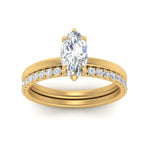Load image into Gallery viewer, IGI certified 0.50 To 5 Carat Lab Diamond Hidden Halo Ring With Half Eternity Band 14K Gold

