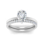Load image into Gallery viewer, IGI certified 0.50 To 5 Carat Lab Diamond Hidden Halo Ring With Half Eternity Band 14K Gold
