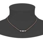 Load image into Gallery viewer, Horizontal Marquise Cut Lab Diamond Stacking Necklace
