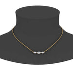 Load image into Gallery viewer, Horizontal Marquise Cut Lab Diamond Stacking Necklace
