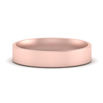 Load image into Gallery viewer, Comfort Fit Light Weight Flat Stacking Mens Band In 14K Rose Gold | Cuts &amp; Carat
