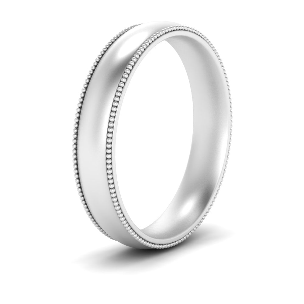 2MM To 6MM Milgrain Comfort Fit Stack Anniversary Ring