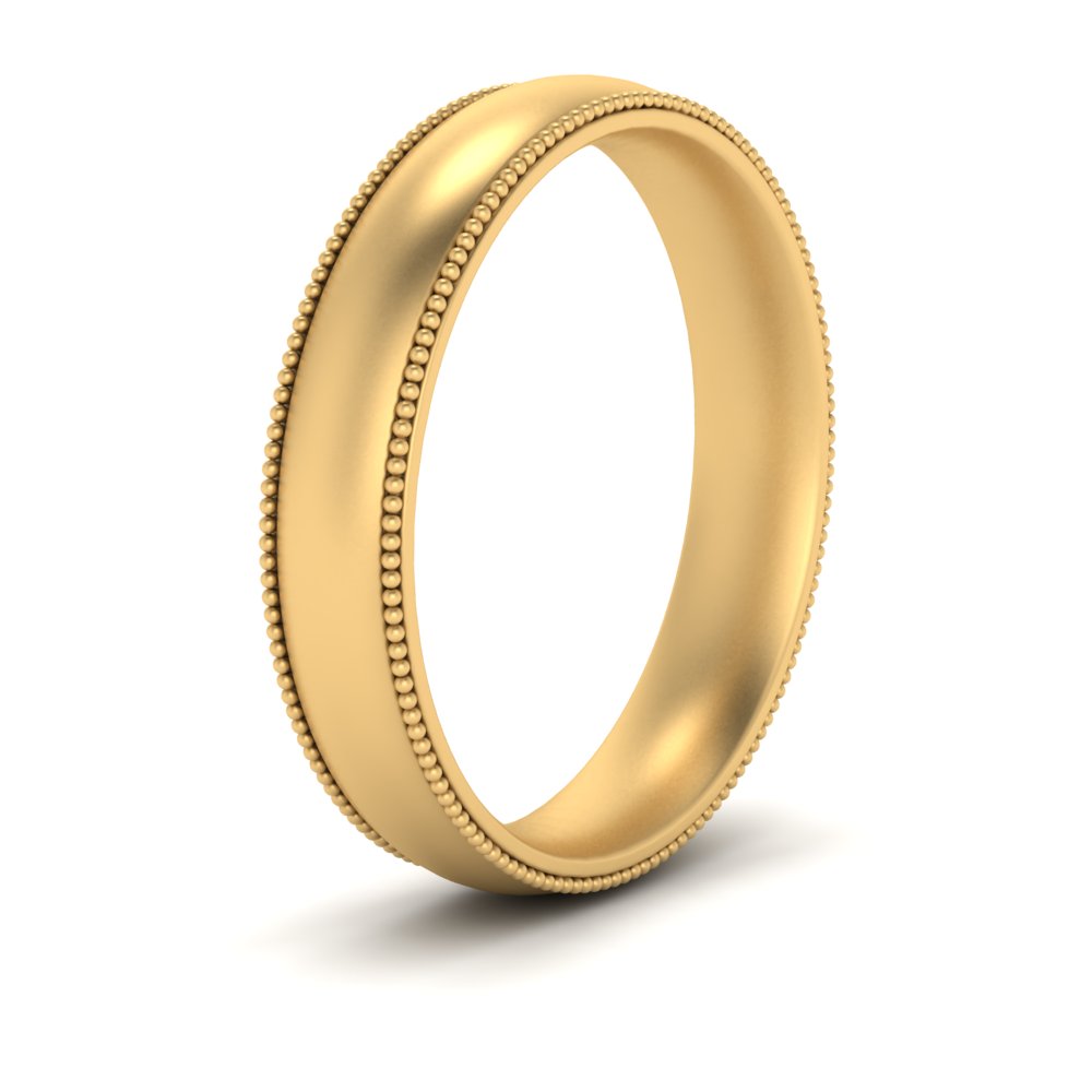 2MM To 6MM Milgrain Comfort Fit Stack Anniversary Ring