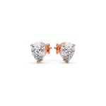 Load image into Gallery viewer, Fancy Colored Diamond Pear Shaped Stud Earring