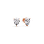 Load image into Gallery viewer, Fancy Colored Diamond Pear Shaped Stud Earring
