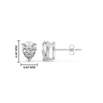 Load image into Gallery viewer, Fancy Colored Diamond Pear Shaped Stud Earring