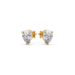 Load image into Gallery viewer, Fancy Colored Diamond Pear Shaped Stud Earring