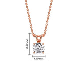 Load image into Gallery viewer, one-carat-round-4-prong-solitaire-diamond-pendant-in-FDPD8469ANGLE1-RO-1.00-RG-HW_480x480.jpg?v=1765777908