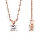 Load image into Gallery viewer, one-carat-round-4-prong-solitaire-diamond-pendant-in-FDPD8469ANGLE3-RO-1.00-RG_480x480.jpg?v=1765777908