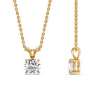 Load image into Gallery viewer, one-carat-round-4-prong-solitaire-diamond-pendant-in-FDPD8469ANGLE3-RO-1.00-YG_480x480.jpg?v=1765777908