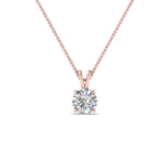 Load image into Gallery viewer, Round Cut Lab Diamond 4 Prong Solitaire Pendant For Women
