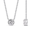 Load image into Gallery viewer, one-carat-round-bezel-solitaire-diamond-pendant-in-white-gold-fdpd10538roangle4-1-00ct-nl-wg.jpg?v=1754904985