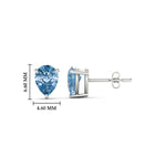 Load image into Gallery viewer, one-carat-vivid-blue-pear-cut-3-prong-earring-in-white-gold-fdear10411peblueangle2-1.00ct-nl-wg-hw.jpg