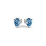 Load image into Gallery viewer, one-carat-vivid-blue-pear-cut-3-prong-earring-in-white-gold-fdear10411peblueangle3-1.00ct-nl-wg.jpg