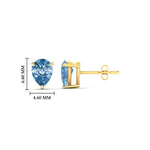 Load image into Gallery viewer, one-carat-vivid-blue-pear-cut-3-prong-earring-in-yellow-gold-fdear10411peblueangle2-1.00ct-nl-yg-hw.jpg