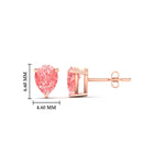 Load image into Gallery viewer, one-carat-vivid-pink-pear-cut-3-prong-earring-in-rose-gold-fdear10411pepinkangle2-1.00ct-nl-rg-hw.jpg