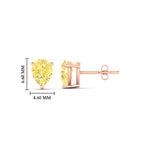 Load image into Gallery viewer, one-carat-vivid-yellow-pear-cut-3-prong-earring-in-rose-gold-fdear10411peyellowangle2-1.00ct-nl-rg-hw.jpg