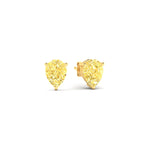 Load image into Gallery viewer, one-carat-vivid-yellow-pear-cut-3-prong-earring-in-yellow-gold-fdear10411peyellowangle1-1.00ct-nl-yg.jpg