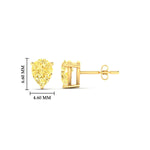 Load image into Gallery viewer, one-carat-vivid-yellow-pear-cut-3-prong-earring-in-yellow-gold-fdear10411peyellowangle2-1.00ct-nl-yg-hw.jpg