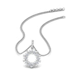 Load image into Gallery viewer, Lab Diamond Open Cluster Pendant For Women 14K Gold
