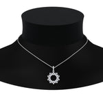 Load image into Gallery viewer, Lab Diamond Open Cluster Pendant For Women 14K Gold
