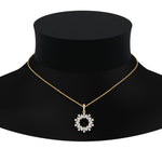 Load image into Gallery viewer, Lab Diamond Open Cluster Pendant For Women 14K Gold
