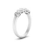 Load image into Gallery viewer, 0.50 Ctw To 5 Ctw Oval Cut Five Stone Lab Diamond Wedding Band 14K Gold
