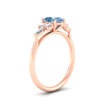Load image into Gallery viewer, oval-cut-vivid-blue-marquise-floral-engagement-ring-in-rose-gold-fdenr11764ovgvblueangle2-nl-rg.jpg