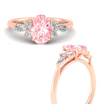 Load image into Gallery viewer, oval-cut-vivid-pink-marquise-floral-engagement-ring-in-rose-gold-fdenr11764ovgvpinkangle3-nl-rg.jpg
