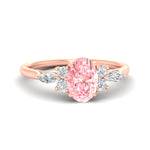 Load image into Gallery viewer, oval-cut-vivid-pink-marquise-floral-engagement-ring-in-rose-gold-fdenr11764ovgvpinksleep-nl-rg.jpg