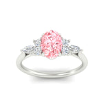 Load image into Gallery viewer, oval-cut-vivid-pink-marquise-floral-engagement-ring-in-white-gold-fdenr11764ovgvpinkangle5-nl-wg.jpg