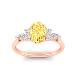Load image into Gallery viewer, oval-cut-vivid-yellow-marquise-floral-engagement-ring-in-rose-gold-fdenr11764ovgvyellowangle5-nl-rg.jpg