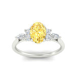 Load image into Gallery viewer, oval-cut-vivid-yellow-marquise-floral-engagement-ring-in-white-gold-fdenr11764ovgvyellowangle5-nl-wg.jpg