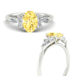 Load image into Gallery viewer, oval-cut-vivid-yellow-marquise-floral-engagement-ring-in-white-gold-fdenr11764ovgyellowangle3-nl-wg.jpg