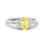 Load image into Gallery viewer, oval-cut-vivid-yellow-marquise-floral-engagement-ring-in-white-gold-fdenr11764ovgyellowsleep-nl-wg.jpg
