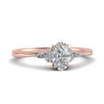 Load image into Gallery viewer, Lab diamond Petite Engagement Rings 14K Gold
