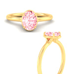 Load image into Gallery viewer, oval-shaped-collet-set-solitaire-vivid-pink-engagement-ring-in-yellow-gold-fdenr11593ovgvpinkangle3-nl-yg.jpg