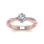 Load image into Gallery viewer, IGI Certified 1/2 - 5 Carat Lab Grown Diamond Infinity Style Women Engagement Ring 14K Gold
