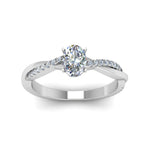 Load image into Gallery viewer, Lab Diamond Twisted Style Engagement Ring 14K Gold
