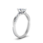 Load image into Gallery viewer, Lab Diamond Twisted Style Engagement Ring 14K Gold
