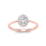 Load image into Gallery viewer, 5.52 Ct. Luxury Oval Lab Diamond Floral Cluster Halo Ring 14K Gold
