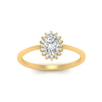 Load image into Gallery viewer, 5.52 Ct. Luxury Oval Lab Diamond Floral Cluster Halo Ring 14K Gold
