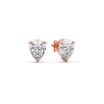 Load image into Gallery viewer, Fancy Colored Diamond Pear Shaped Stud Earring