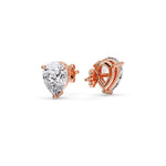 Load image into Gallery viewer, Fancy Colored Diamond Pear Shaped Stud Earring